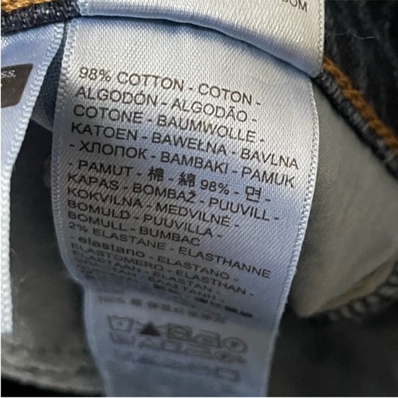 LEVIS Jeans Wide Leg NWT High Rise 728 Premium Woodstock Dark Wash Blue Size 27 - Picture 14 of 16